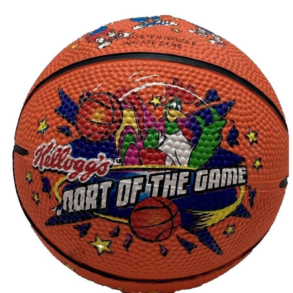 VTG 1990's Kellogg’s Promo Ball Part Of The Game Toy Basketball Tony The Tiger - Picture 2 of 6